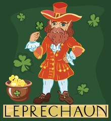 Leprechaun with title