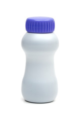 plastic bottle on the white background