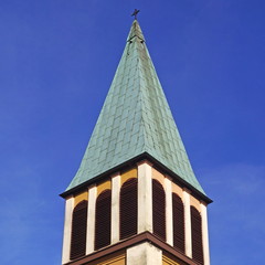 Turm der altlutherischen Kirche in ESSEN-SÜD