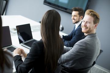 Young people in the office