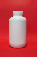 white medical bottle