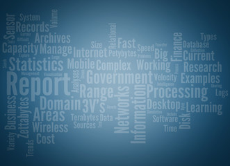 Cloudy Background Big Data