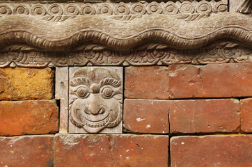 Wall and wooden work