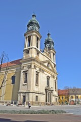 Fototapeta na wymiar St Stephan Kirche in Pápa, Ungarn