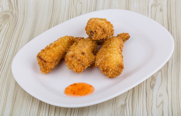 Fried prawn tempura