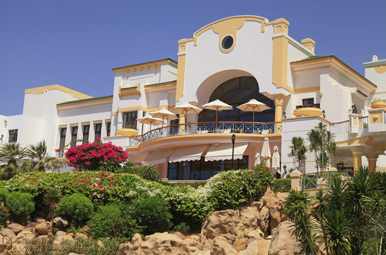 Tropical luxury resort hotel, Sharm el Sheikh, Egypt.