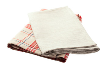 Stack of colorful dish towels