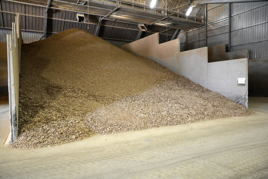 Silo de tourteau de soja