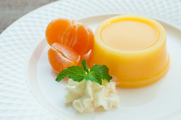 orange pudding