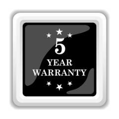 5 year warranty icon