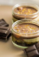 Chocolate cheesecake