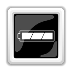 Fototapeta premium Fully charged battery icon