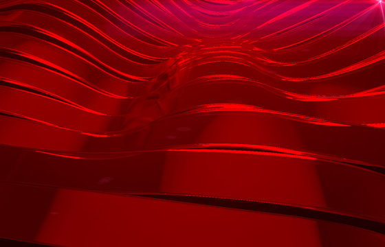 Red Glass Background