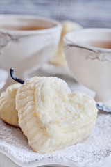 Mini cotton cheesecakes