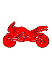 motorcycle art stylized