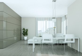 Naklejka na ściany i meble moderne Wohnung Interieur Design