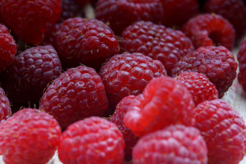 an image of sweet red raspberries
