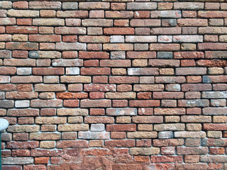 Perfect hrunge brick wall background