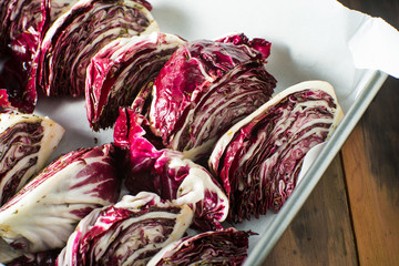 Grilled Radicchio with balsamic sauce