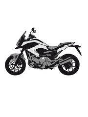 Obraz premium motorcycle rounder