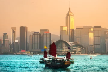 Abwaschbare Fototapete Hong Kong Hongkong.
