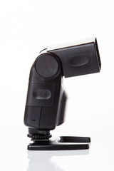Camera flash light isolate on white background