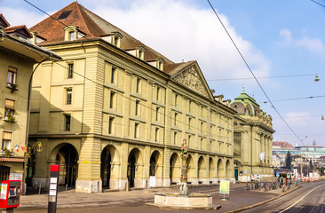 Fototapeta na wymiar Kornhaus building in Bern - Switzerland