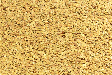 flax seed closeup as background