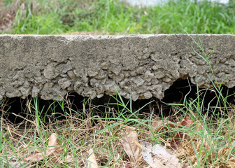 Concrete collapsed
