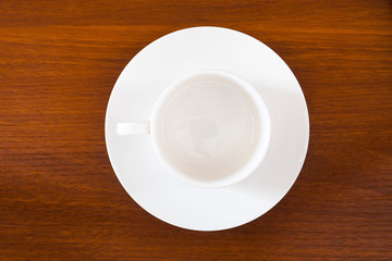 Fototapeta na wymiar Empty cup of coffee