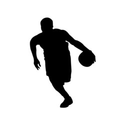 Basketball player silhouette