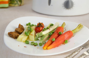 Vegetarian low-calorie lunch
