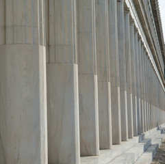 Colonnade in stoa of Attalos