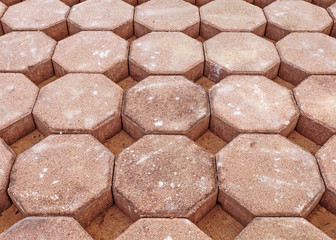 concrete block pavement