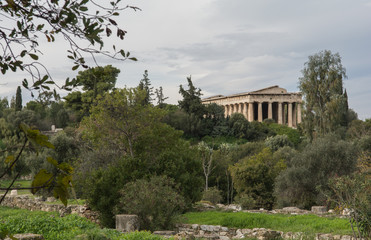 Fototapeta na wymiar Temple of Hephaestus
