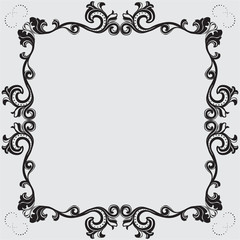 silhouette carved frame for picture or photo