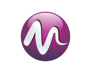 Obraz premium Logo M