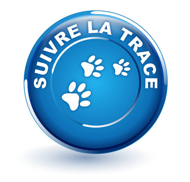 suivre la trace sur bouton bleu