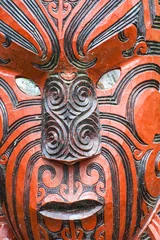 Schilderijen op glas Maori Carving © Fyle