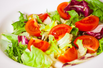 fresh vegetables salad