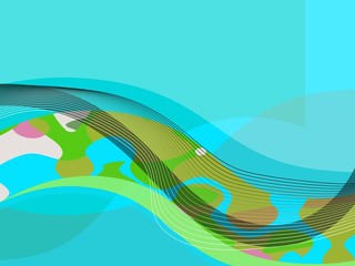 abstract wave background