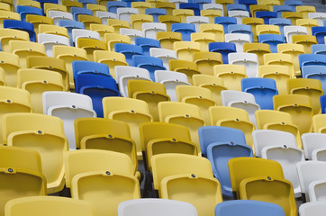 Chairs at the stadium