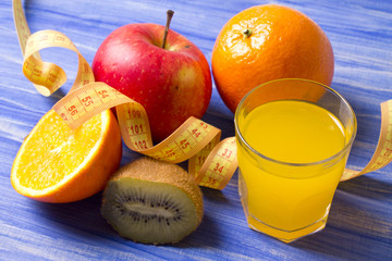 fruit witn tape measure