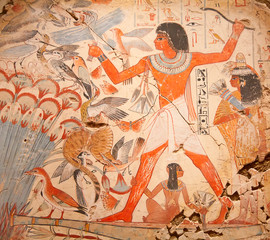 Hieroglyphs on the wall © swisshippo