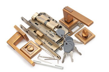 door handles, locks and keys