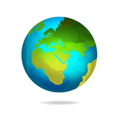 Vector Planet Earth icon