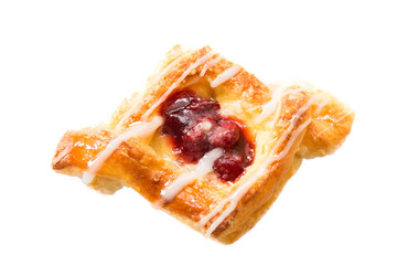 cherry danish pastry  breakfest sweet