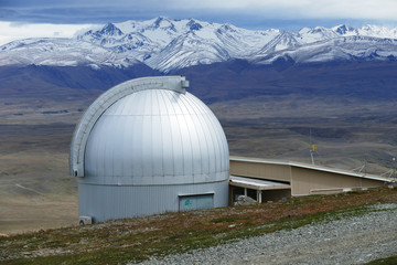 Big telescope of Mount John observatory