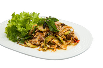 Spicy Grilled Pork Salad