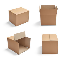 box package delivery cardboard carton